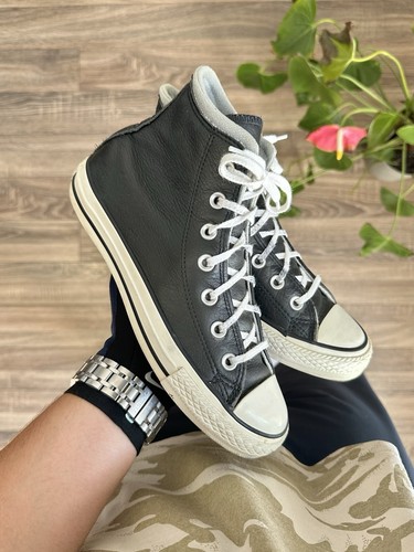 Converse scarpe alte pelle - converse, in